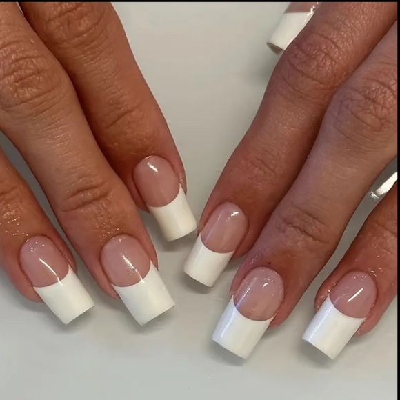 Other - Elegant White French Manicure